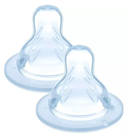 Mam – Tétines Anatomiques +6 Mois Débit X Liquide Épais, Lot de 2