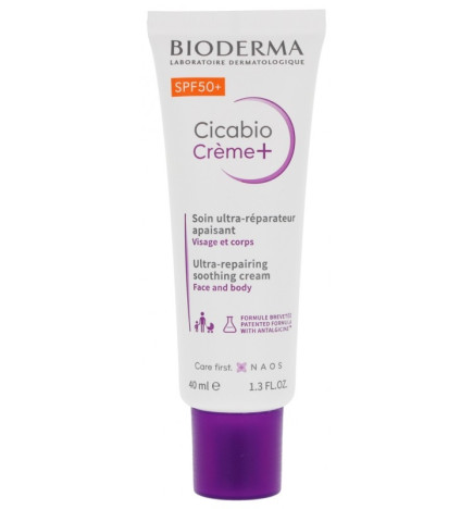 Bioderma – Cicabio Crème+ SPF50+, 40 ml