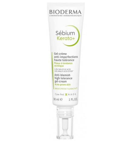 Bioderma – Sébium Kerato+, gel-crème anti-imperfections, 30 ml