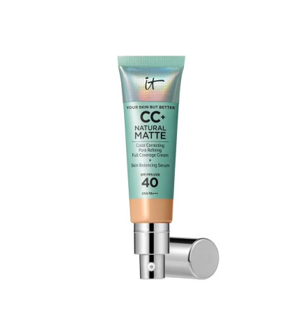 It Cosmetics – Your Skin But Better CC Natural Matte SPF 40, teinte Medium, 32 ml