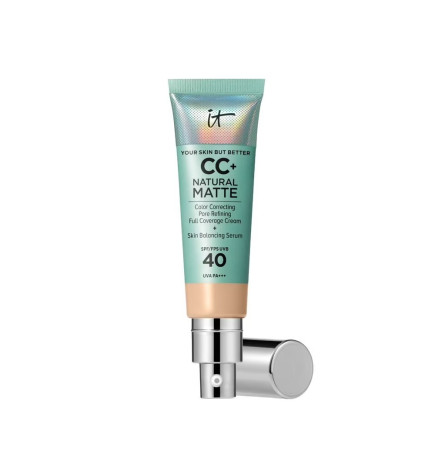 It Cosmetics – Your Skin But Better CC Natural Matte SPF 40, teinte Light, 32 ml