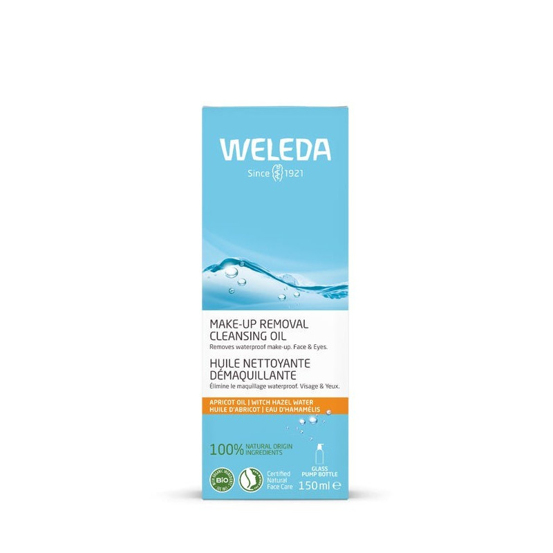 Weleda – Huile Nettoyante Démaquillante Bio Visage et Yeux Tous Types de Peaux, 150 ml Weleda – Huile Nettoyante Démaquillante Bio Visage et Yeux Tous Types de Peaux, 150 ml