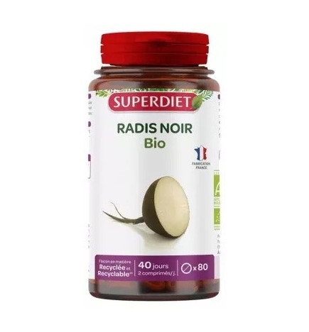 SUPER DIET – Radis Noir Bio, 80 comprimés