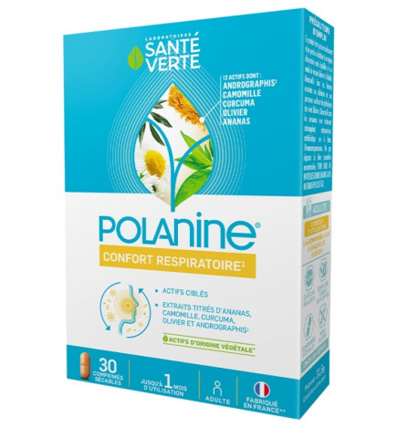 Santé Verte – Polanine Confort Respiratoire, 30 comprimés