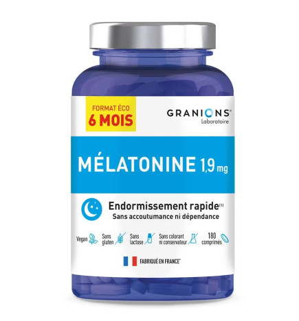 Granions – Mélatonine 1.9mg 180 comprimés