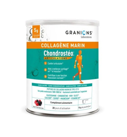 Granions – Chondrostéo+ Collagène Marin  Articulations, Poudre 280g
