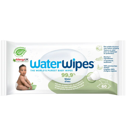 Waterwipes – Lingettes texturées, x60