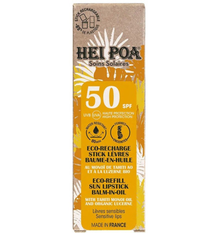 HEI POA – Recharge stick lèvres solaire SPF50+, 4 g
