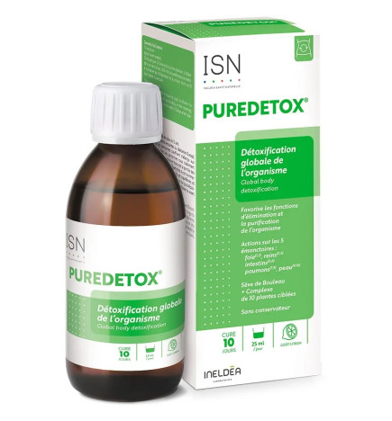 ISN – Puredetox détoxification globale de l’organisme, 250 ml