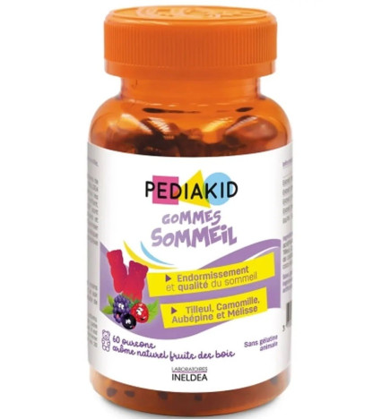 Pediakid – Gommes Sommeil, 60 oursons