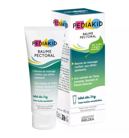 Pediakid – Baume de Massage Pectoral, 40 ml