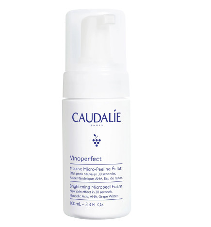Caudalie – vinoperfect mousse micro-peeling éclat visage, 100 ml