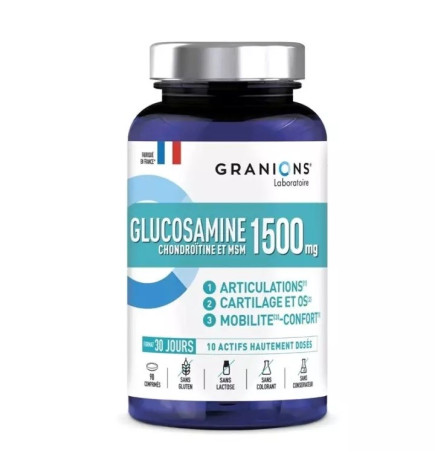Granions –  Glucosamine Chondroïtine et MSM 1500 mg x90 Comprimés