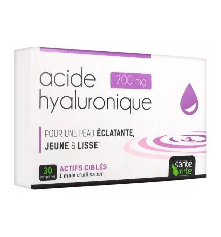 Santé Verte – Acide Hyaluronique 200 mg, 30 comprimés