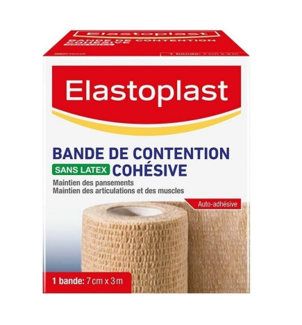 Elastoplast – Bande de Contention Cohésive Chair 3 m x 7 cm
