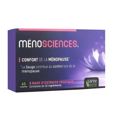 Santé Verte – Ménosciences Confort Ménopause, 45 comprimés