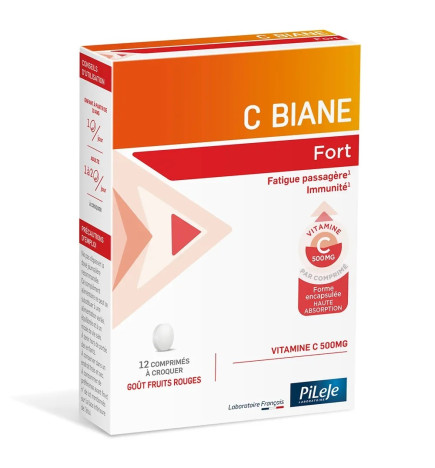 Pileje – C Biane Fort, 12 comprimés à croquer