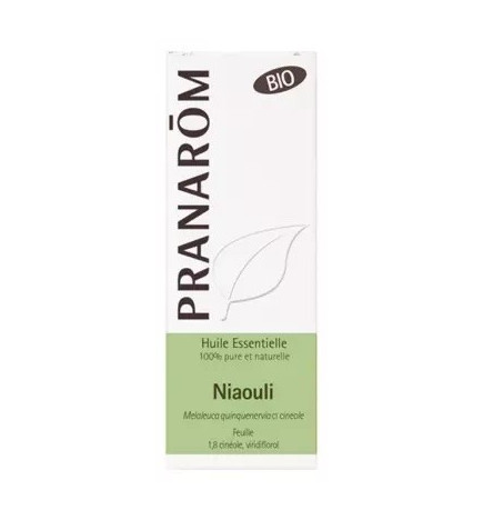 Pranarôm – Huile Essentielle Niaouli (Melaleuca quinquenervia CT cinéole) Bio, 10 ml