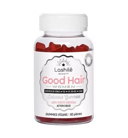 Lashilé Beauty – Good Hair Women Anti-Chute, 60 gummies