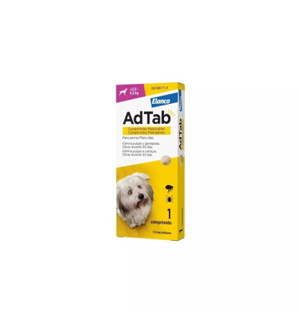 Adtab – 112 mg Chien 2,5–5,5 kg, 3 Comprimés