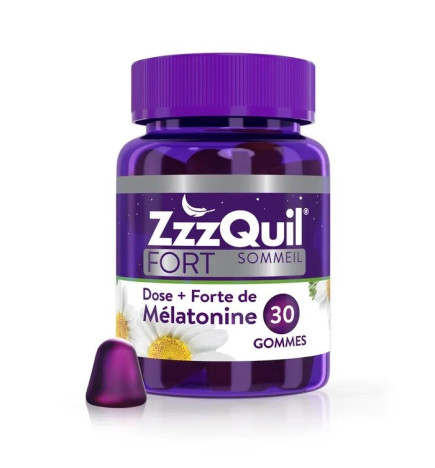Zzzquil – Fort Sommeil Arôme Fruits des Bois, 30 Gommes