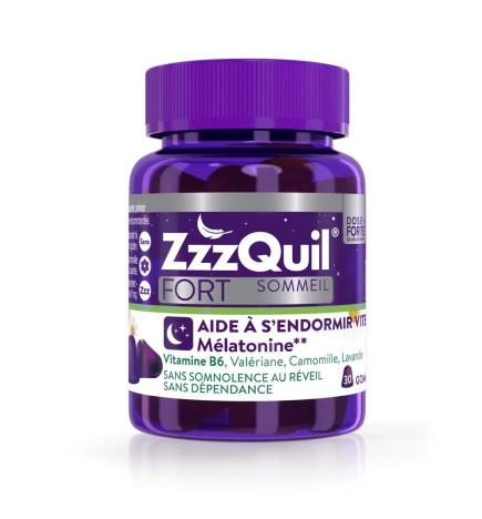 Zzzquil – Fort Sommeil Arôme Fruits des Bois, 30 Gommes