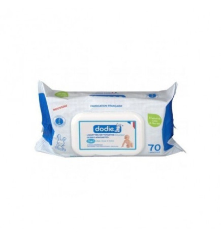 Dodie – Lingettes nettoyantes dermo-apaisantes