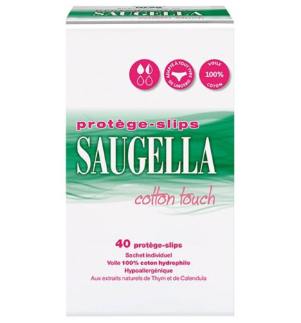 Saugella – Cotton Touch Protège-Slips, x40