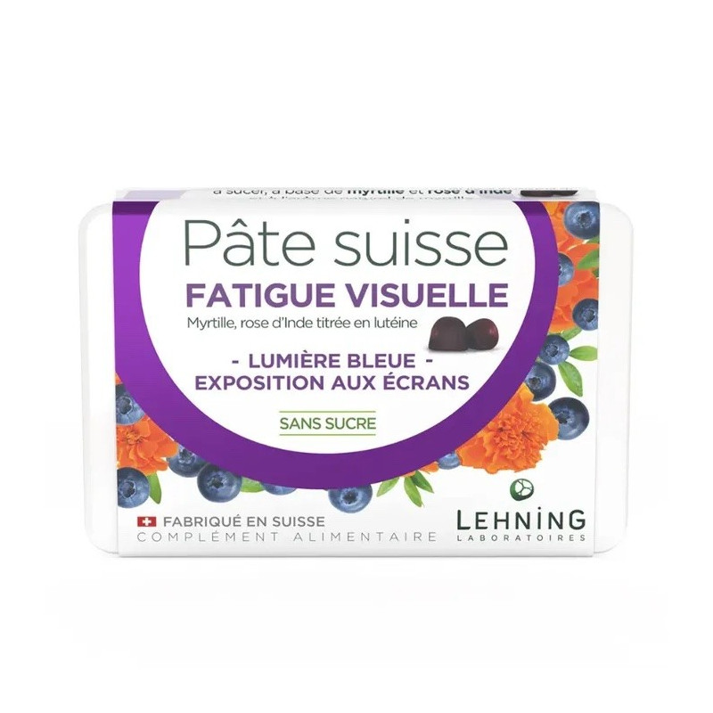Lehning – Pâte suisse fatigue visuelle, 40 gommes Lehning – Pâte suisse fatigue visuelle, 40 gommes