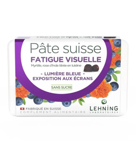Lehning – Pâte suisse fatigue visuelle, 40 gommes