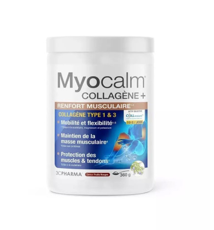 3C Pharma – Myocalm Collagène + Renforcement Musculaire, 360 g