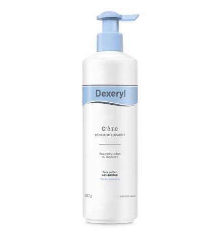 Dexeryl – crème hydratante sécheresses cutanées peaux très sèches ou atopiques, 500 g