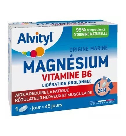 ALVITYL – Magnésium Vitamine B6, 45 comprimés