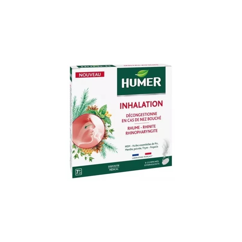 HUMER – Inhalation, 8 comprimés effervescents