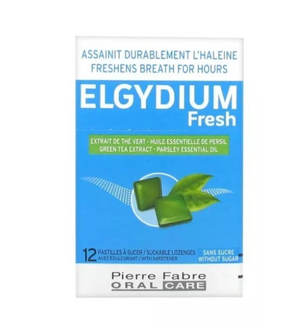 Elgydium – Fresh, pastilles à sucer, 12 pastilles