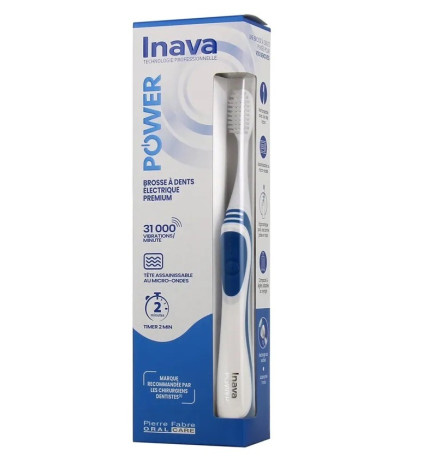 Elgydium – Repair Inava Power, brosse à dents électrique premium, bleu