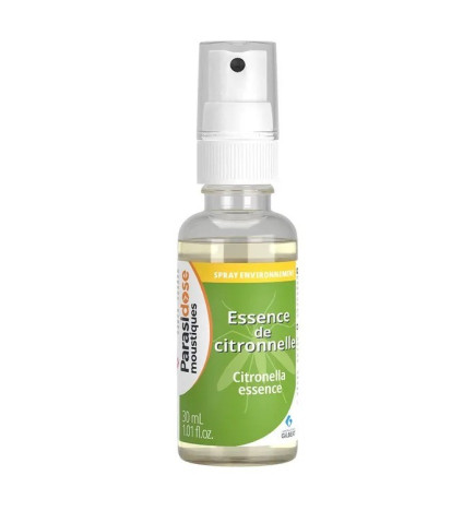 PARASIDOSE – Moustiques spray environnement essence de citronnelle, 30 ml
