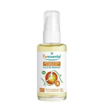 Puressentiel – Articulations & Muscles Huile de Massage Arnica & Gaulthérie Bio, 100 ml
