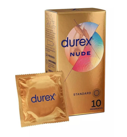 Durex – Préservatifs Nude ultra fin, x10