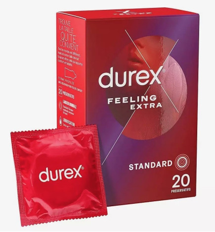 Durex – Préservatifs Feeling Extra, x20