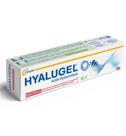 HYALUGEL – Dentifrice à l’acide hyaluronique, 75 ml