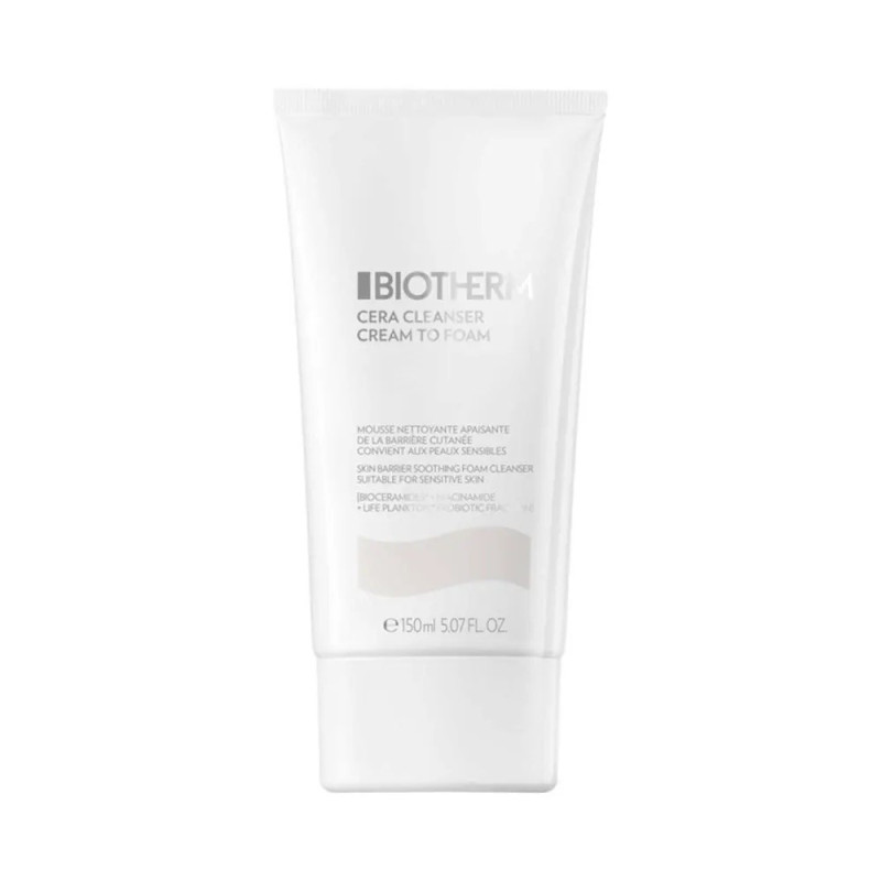 Biotherm – Cera Cleanser Mousse Nettoyante Peaux Sensibles 150 ml Biotherm – Cera Cleanser Mousse Nettoyante Peaux Sensibles 150 ml