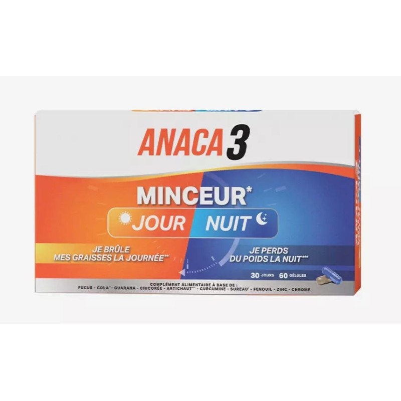 Anaca3 – Minceur Jour/Nuit, 60 gélules