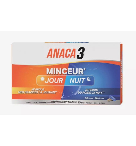 Anaca3 – Minceur Jour/Nuit, 60 gélules