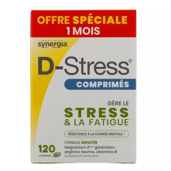 Synergia – D-Stress, 120 comprimés