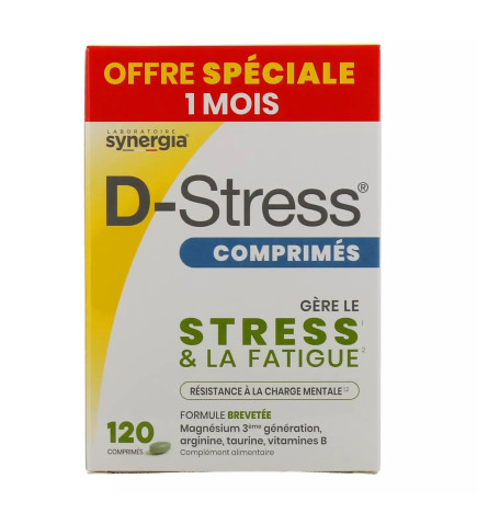 Synergia – D-Stress, 120 comprimés