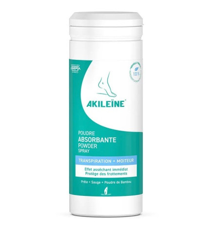 AKILEINE – Poudre Absorbante Très Forte Transpiration, 75g