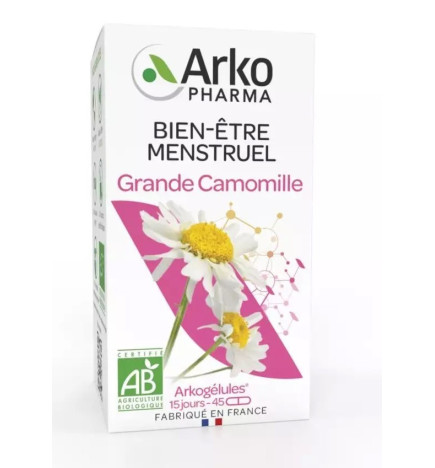 Arkogégules – Grande camomille bio, 45 gélules