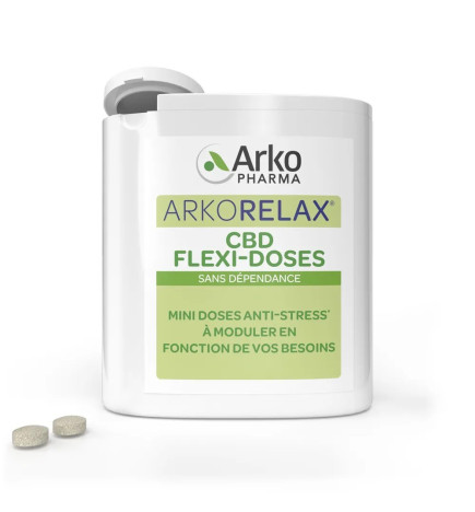 Arkorelax – Cbd flexi-doses, 60 mini comprimés sublinguaux