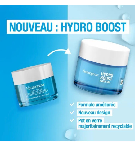 Neutrogena – Hydro Boost Aqua-Gel Hydratant Tous Types de Peaux, 50 ml